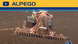 Folding power harrow ALPEGO DX + Seed-drill ALPEGO Airspeed AS2