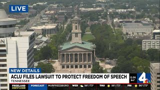 ACLU files lawsuit to protect free speech