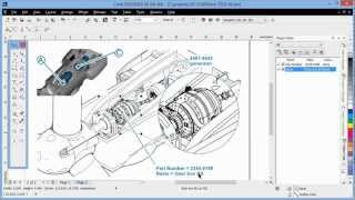 Annotating with callouts in Corel DESIGNER X6