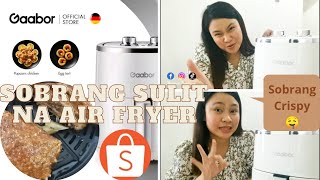 AIR FRYER NA SOBRANG SULIT AT MURA??? | GAABOR AIR FRYER PRODUCT TEST AND REVIEW | MONIQUE M.