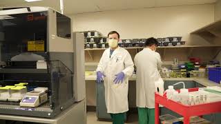 Guided Tour of Ochsner Testing Facility