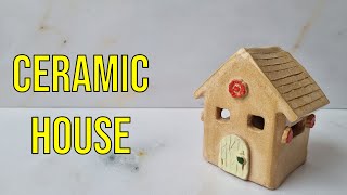 Ceramic Tealight House! Full tutorial with template!