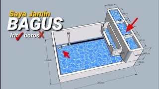 membuat kolam minimalis dengan Chamber di atas part II