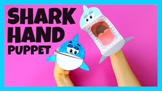 Printable Shark Puppet - paper crafts for kids