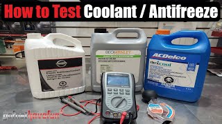 How to Test Coolant / Antifreeze with a Tester and Multi-Meter  | AnthonyJ350