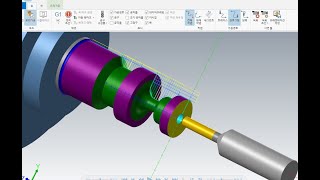 mastercam2022 선반작업  7. TUTORIAL #2-3(센터작업,드릴 펙작업)