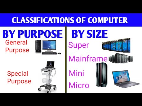 How are computers classified?