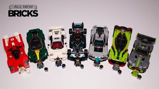 Lego Speed Champions Compilation of all 2022 Sets Speed Build