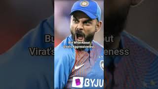 Virat Kohli Aggressiveness  🔥😎 #shorts #shortvideo #cricket #t20worldcup #indvspak