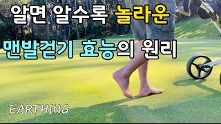 어싱효과/ 지구의 고유주파수 ‘슈만공명과 맨발걷기 효능의 과학적 원리’/4시간 맨발골프 생생후기/Earthing