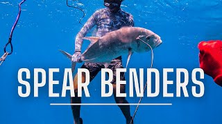 Spearfishing GIANT TREVALLY (CHASED OUT BY SHARKS)