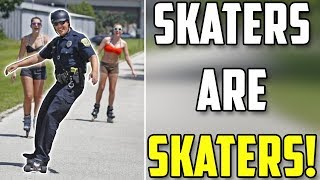 Skaters are Skaters Compilation #2 (Scooters, Kids, People, Skate, Skateboard)