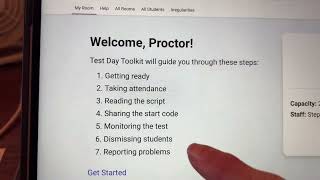 PSAT Test Day Login for Test Proctors