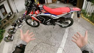 ((FIRST RIDE)) HONDA CRF250 RALLY ON ROAD