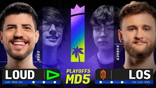 LOUD vs LOS GRANDES - ELE VEIO veio INSPIRADO nessa SÉRIE! | 3º Dia - Playoffs CBLOL