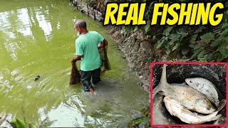 Catching big Fishes in Bangladeshi Village| Dorfalltag beim Angeln in Bangladesch!