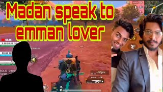 MADAN ASK LOVE STORY TO EMMAN GIRLFRIEND \u0026 FUN TALK OLD MEMORY🥰 @iammadan @EMMANYT7 #madanop