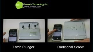 Fivetech Technology Inc._Mini Latch Plunger vs. Traditional Screw