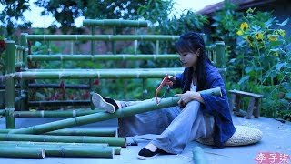 Bamboo Sofa竹沙发 | 为生活添一抹淡雅绿意，用砍下的竹子制些物件儿 |Liziqi channel