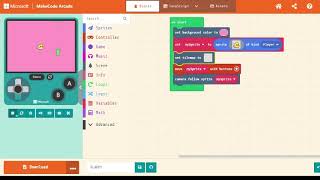FLAPPY|PART 1|MICROSOFT MAKE CODE ARCADE