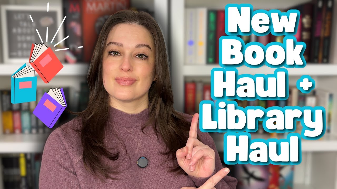 New Book Haul Library Haul Youtube