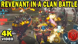 REVENANT IN A CLAN BATTLE | WAR ROBOTS | CLAN SU VS CLAN CHN 2 | NEW ASSAULT TANK - REVENANT