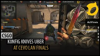 k0nfig knives Uber in CEVO Gfinity LAN Finals group stage