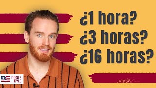 ¿Cuántas horas deberías estudiar inglés al día? | Profe Kyle