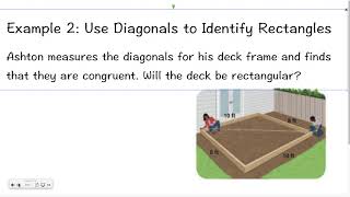 Geometry 6-6: Conditions of Special Parallelograms