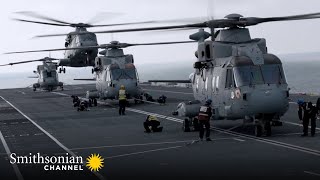 The HMS Queen Elizabeth Convoy Test Their Readiness for Battle | Smithsonian Channel