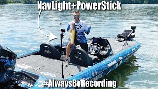 NavLight + PowerStick from YOLOtek GoPro boat mount bass fishing camera setup navigation light pole