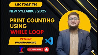 print counting using while loop | programming using python | CS306