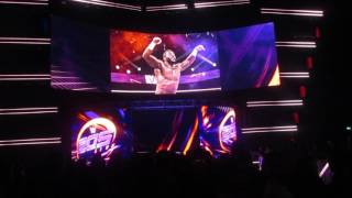 WWE 205 Live in London opening pyro