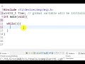 Global Variables in C