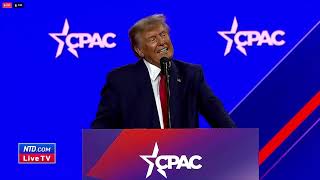 Trump Talks about the Border Chaos at CPAC 2023