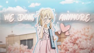 Kaori Amv Edit // We Dont Talk Anymore (Free Project File)