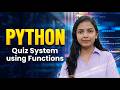 Python for Beginners 2026 | Quiz System Using Functions | Euron