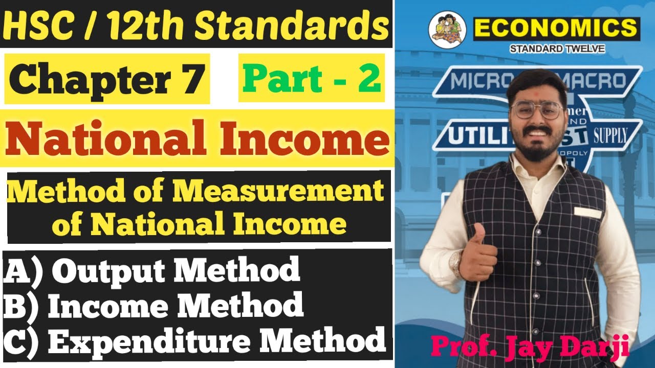 Economics || National Income || Chapter 7 | Method Of Measurement Of ...