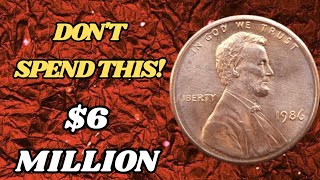 1986 Lincoln Penny Worth $6 Million? Rare One Cent Coin Value Revealed!