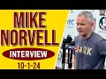 Mike Norvell on FSU Quarterback Change | 10-1-24 Clemson Week | FSU Football | Warchant TV #FSU