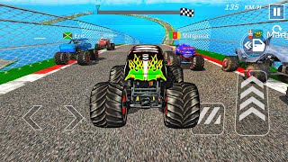 Monster Truck Mega Ramp Extreme Racing - Impossible GT Car Stunts Driving - Gadi game - Android Game