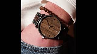 Montre en bois - Targone Silver