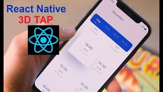 3D Tap - React Native [Recyclerlistview]
