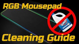 How To Clean an RGB Mousepad