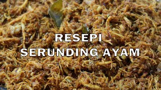 Resepi Serunding Ayam - part 2 | Dapur Bujang #2