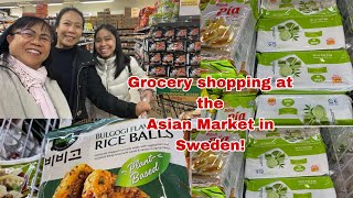 Sharing with you our grocery shopping at the Asian Market in Sweden!