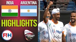 India v Argentina | 2018 Men’s Hockey Champions Trophy | HIGHLIGHTS