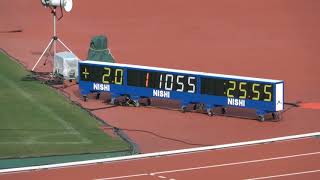 女子七種  200m  1〜5組   沖縄インターハイ  R1