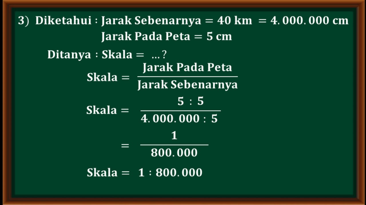 Skala Menentukan Skala Jarak Pada Peta Dan Jarak Sebenarnya Luas - Riset