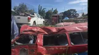 ខេត្តព្រះសីហនុ- Road Accident Data - មនុស្សយ៉ាងតិច២បានស្លាប់និង១៦នាក់ទៀតរបួសធ្ងន់